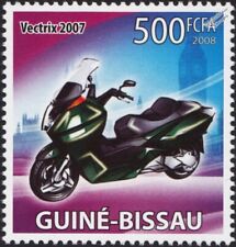 2007 VECTRIX Electric Motor Scooter / Motorcycle Stamp (2008 Guinea-Bissau)