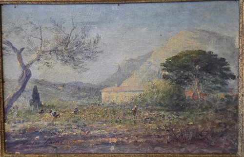 Peinture huile sur - huile,