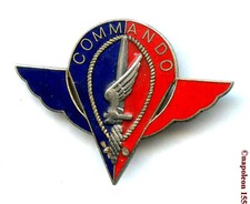 Paratrooper Commando France Manufacture U.S.  enamel