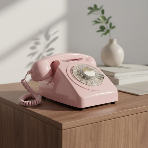 Téléphone vintage cadran - téléphone,