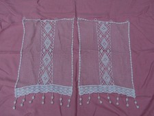 paire de  rideau ancien filet