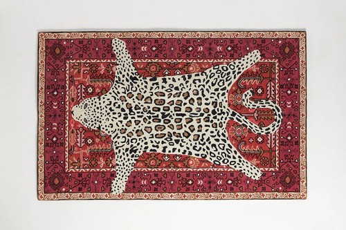 Octavia léopard rouge moderne - léopard,