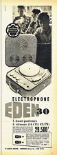 1958 Eden 30 3 Speakers 4 Fast Advertising 118 Electric