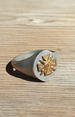 Travail tranchée ww1 - de, bague