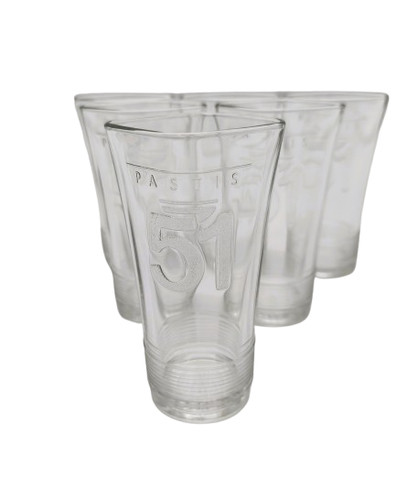 Lot 6 verres pastis - de,