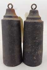 PAIRE DE POIDS D'HORLOGE