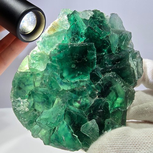Grand cube fluorite - cube,