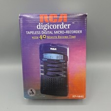 RCA Digicorder Digital Voice Recorder RP-5840 40 Minutes Recording, Tested/Works