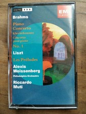 Brahms Piano Concerto No 1  Liszt - Riccardo Muti/ Cassette Audio-K7