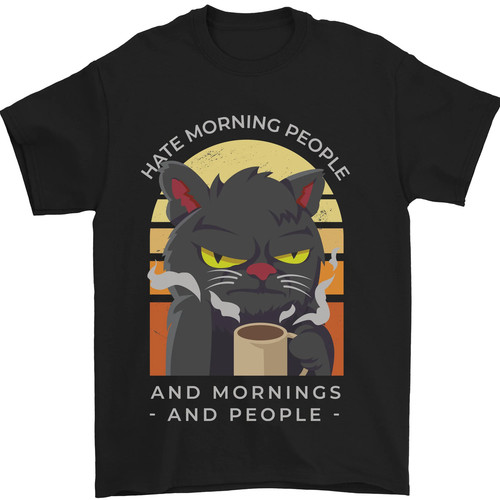 Drôle chat hate matinée - chat, i
