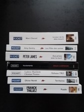 LOT 7 livres POCKET / POLAR -