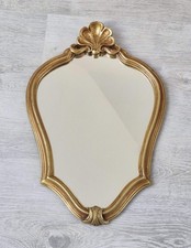 Petit miroir baroque en bois