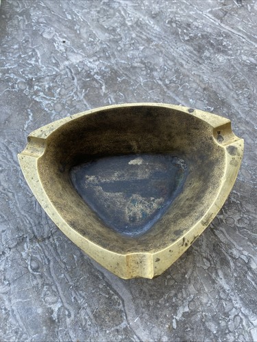Cendrier bronze brutaliste - cendrier,