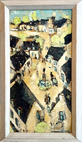 Pont aven huile sur - aven,