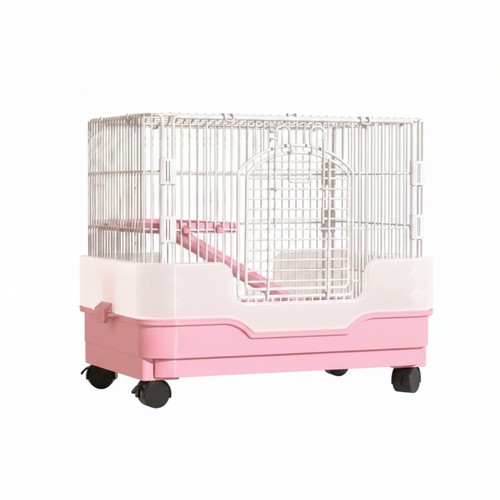 Cage lapin avec roulettes - lapin,