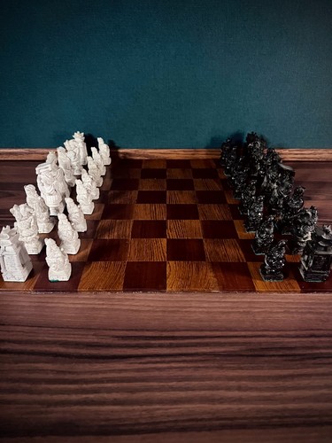 Jeu echecs vintage asiatique - jeu,