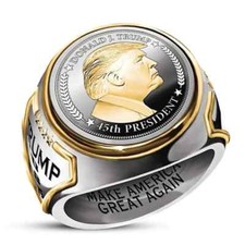 ?✨ Bague TRUMP 2024 Édition Présidentielle ?️ ( Taille de l'anneau = 8 )