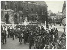 Photo Originale Presse Libération Paris 1944 Seconde Guerre Mondiale Argentique 
