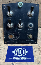 Vanden Plas 1300 Mk3 Switch Panel - With some switches - Dated 1972