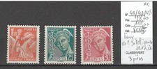France - Yvert 411/412/435 -