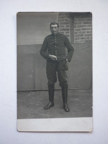Carte photo ww1 soldat poilu - soldat,