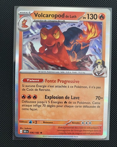 Carte pokémon volcaropod - pokémon,