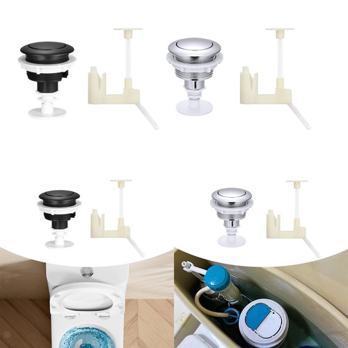 Bouton chasse eau rond - bouton,