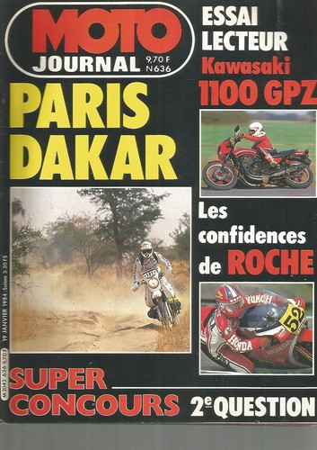 Moto journal 636 honda 500 - moto,