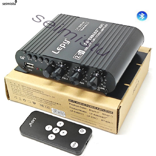 Ampli bluetooth lp 838usb - ampli,