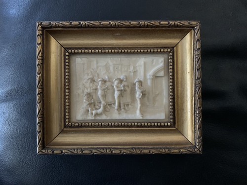 Ancien tableau cadre - tableau, dorée