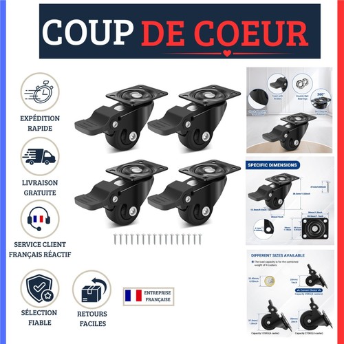 Roulettes meubles mm - roulettes,