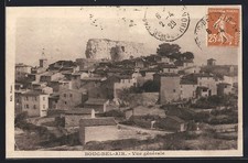 Old postcard Bouc-Bel-Air, general view 1929 