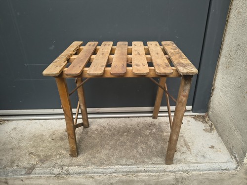 Petit tabouret pliant - , ancien