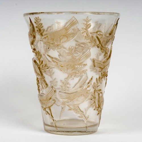 Vase grives verre patine - grives,