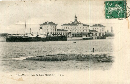 Carte calais vers gare - vers,