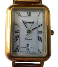 Montre femme CANYON plaqué or