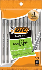 round Stic Xtra Life Black