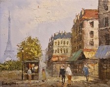 Charmant Tableau Peinture HST