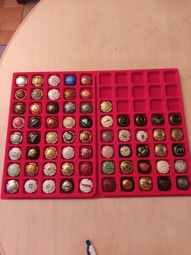 Lot capsules muselets de - 66,