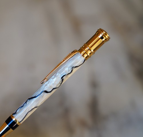 Stylo bille parker duofold - stylo,