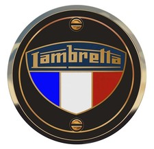 STICKER LAMBRETTA SCOOTER SCUDERIA ITALIA ITALIE AUTOCOLLANT LZ059