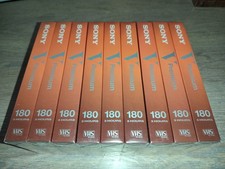 * LOT DE 12 CASSETTE SONY VHS