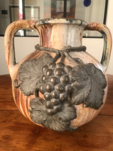 Grand vase grès émaillé - vase,