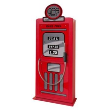 Armoire 1 Porte "Pompe à Essence" 50cm Rouge
