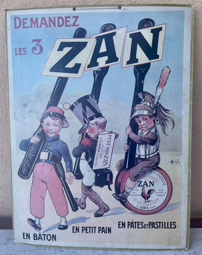 Ancienne affiche publicitaire - affiche,