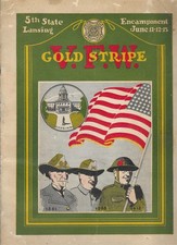 Magazine - Veterans of Foreign Wars, "Gold Stripe", 1924, Detroit, Michigan