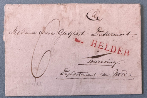 1818 lettre de texel - lettre,