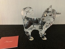 Baccarat Crystal Husky Sled Dog