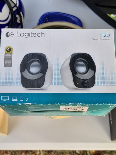 Enceintes blanches logitech - enceintes,