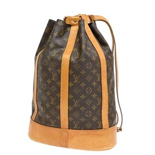 LOUIS VUITTON LV Randonnee GM Shoulder Bag Monogram Leather Brown M42244 85YH588